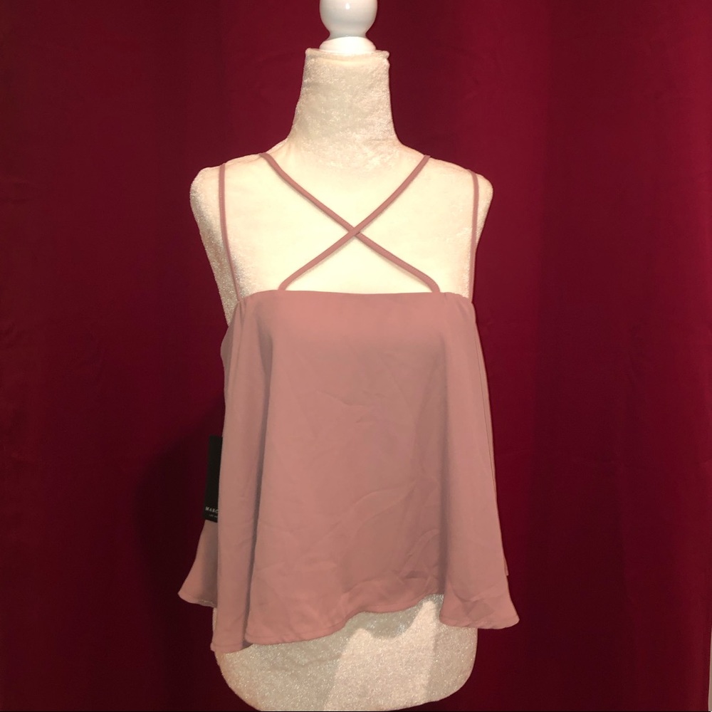 MARCIANO Dolly Cross Back Tank